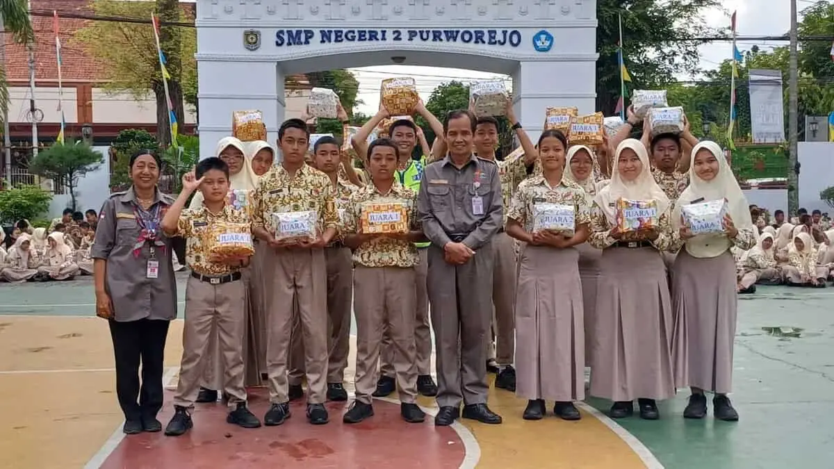 Di usia ke-78, SMPN 2 Purworejo Akan Lebih Semangat Mengabdi dan Menggapai Prestas