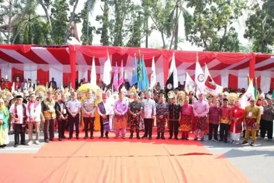 Perkuat Persatuan dan Kesatuan, Kemendagri Apresiasi Parade Bhinneka Tunggal Ika di Provinsi Riau