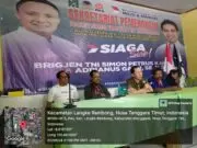 Jadi Ketua Tim Pemenangan, Flori Kampul Ajak Masyarakat Manggarai Dukung Paket SIAGA Di Pilgub NTT