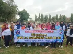 Puncak HUT Ke 33 SMAN 7 Purworejo Dimeriahkan Jalan sehat, Bazar dan Konser Musik Damara De