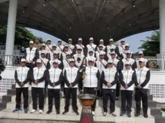 Kapolres Asahan Hadiri Kegiatan Penerimaan Api Obor dan Pelepasan Atlet Pon 2024