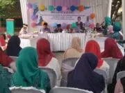 Dampingi Camat Sukadiri, Kades Buaran Jati Sambut Team Penilai PKK dan Dinkes Kabupaten Tangerang