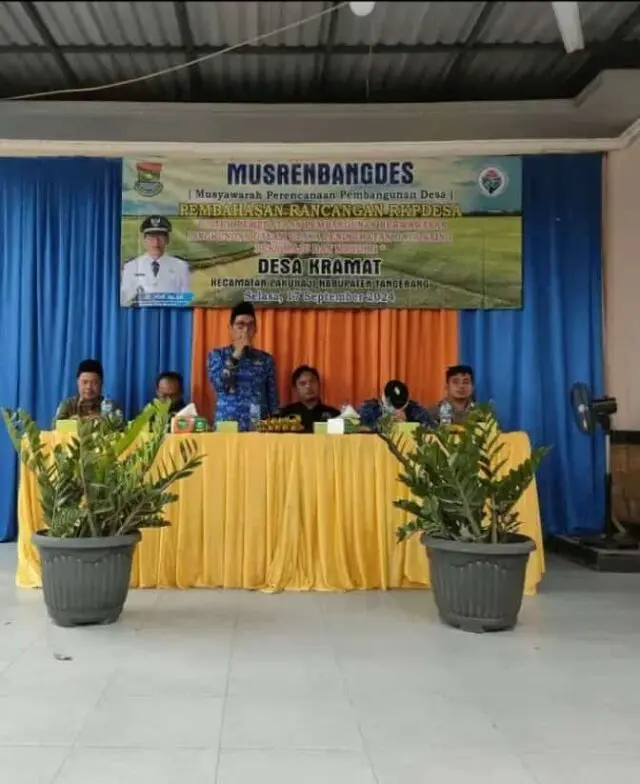 Kades Kramat H.Nuralam Membuka Rapat Musrenbang Desa, Ini Prioritasnya : Kades Kramat H.Nuralam Membuka Rapat Musrenbang Desa, Ini Prioritasnya :