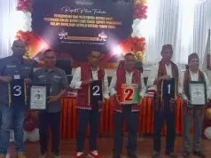 KPU Gelar Rapat Pleno, Tiga Paslon Cakada Manggarai Kantongi Nomor Urut
