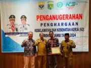 PetroChina Jabung Raih Penghargaan untuk Sistem Manajemen Keselamatan dan Penanganan HIV/AIDS