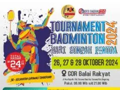 Ayo Ikuti Tournament Badminton Sumpah Pemuda 2024 Se- Karawaci Berhadiah Total 17 Juta Rupiah! Ayo Ikuti Tournament Badminton Sumpah Pemuda 2024 Se- Karawaci Berhadiah Total 17 Juta Rupiah!