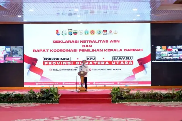 Pj. Gubernur Sumut Akan Tindak Tegas ASN Tidak Netral pada Pilkada 2024 Pj. Gubernur Sumut Akan Tindak Tegas ASN Tidak Netral pada Pilkada 2024
