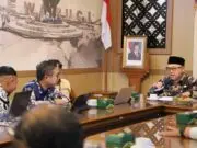 Pjs Bupati Terima Audiensi Dirut PT BPR BKK Jateng Terkait Pemanfaatan Bangunan Milik Pemkab