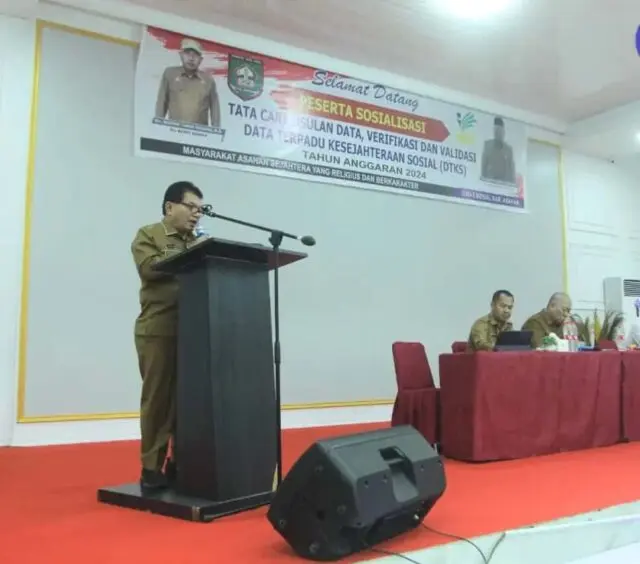 Pj Sekda Asahan Buka Sosialisasi DTKS 2024 Pj Sekda Asahan Buka Sosialisasi DTKS 2024