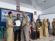 Program PTSL, Kantor Pertanahan Purworejo Serahkan 421Sertipikat di Desa Mayungsari Bener