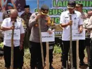 Polres Purworejo Tanam Jagung Hibrida Dukung Program Ketahanan Pangan Asta Cita