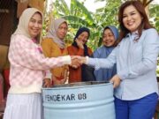 Dukung Paslon 02 Andra Soni – Dimyanti, DPP Pendekar 08 Bagikan 100 Tong Sampah