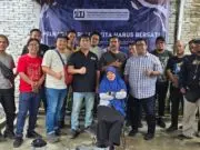 Silaturahmi dan bakti sosial IJTI Beserta media online Sumut