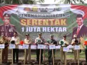 Mendukung Program Ketahanan Pangan Nasional, Polres Purworejo Gelar Penanaman Jagung Serentak 1 Juta Hektar Mendukung Program Ketahanan Pangan Nasional, Polres Purworejo Gelar Penanaman Jagung Serentak 1 Juta Hektar
