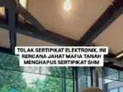 Hoaks! Beredar Video Percakapan Sebutkan Tanah Bisa Disita Kalau Tidak Sertipikat Elektronik