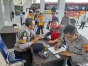 Operasi Candi 2025 Satlatas Polres Purworejo Laksanakan Ramp check Serentak di Terminal Tipe A