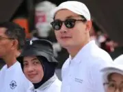 Wajah Yuli dan Dion Terlihat Sumringah dan Bahagia Saat Gladi Perdana Pelantikan Kepala Daerah di Monas