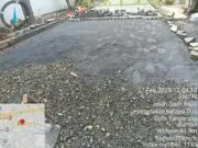 Pekerjaan Jalan Paving Blok di Kelurahan Kelapa Dua Diduga Tidak Sesuai Spek