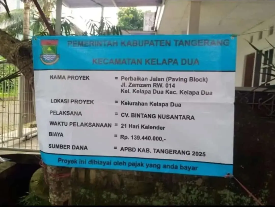 Pekerjaan Jalan Paving Blok di Kelurahan Kelapa Dua Diduga Tidak Sesuai Spek Pekerjaan Jalan Paving Blok di Kelurahan Kelapa Dua Diduga Tidak Sesuai Spek
