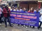 Kecam Premanisme di Kecamatan Cibodas, Puluhan Warga Gelar Aksi Solidaritas