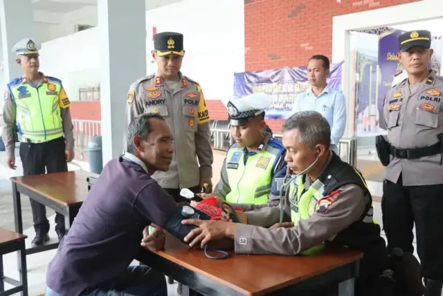 Memastikan Keselamatan Arus Mudik Lebaran, Kapolres Pimpin Langsung Ramp Check di Terminal Purworejo
