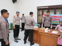 Polres Kebumen Lakukan Tes Urine Mendadak, Pastikan Anggota Bebas Narkoba Polres Kebumen Lakukan Tes Urine Mendadak, Pastikan Anggota Bebas Narkoba