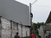 Pemasangan Tiang Wifi di Kampung Carang Pulang di Stop, Diduga Masalah Perizinan