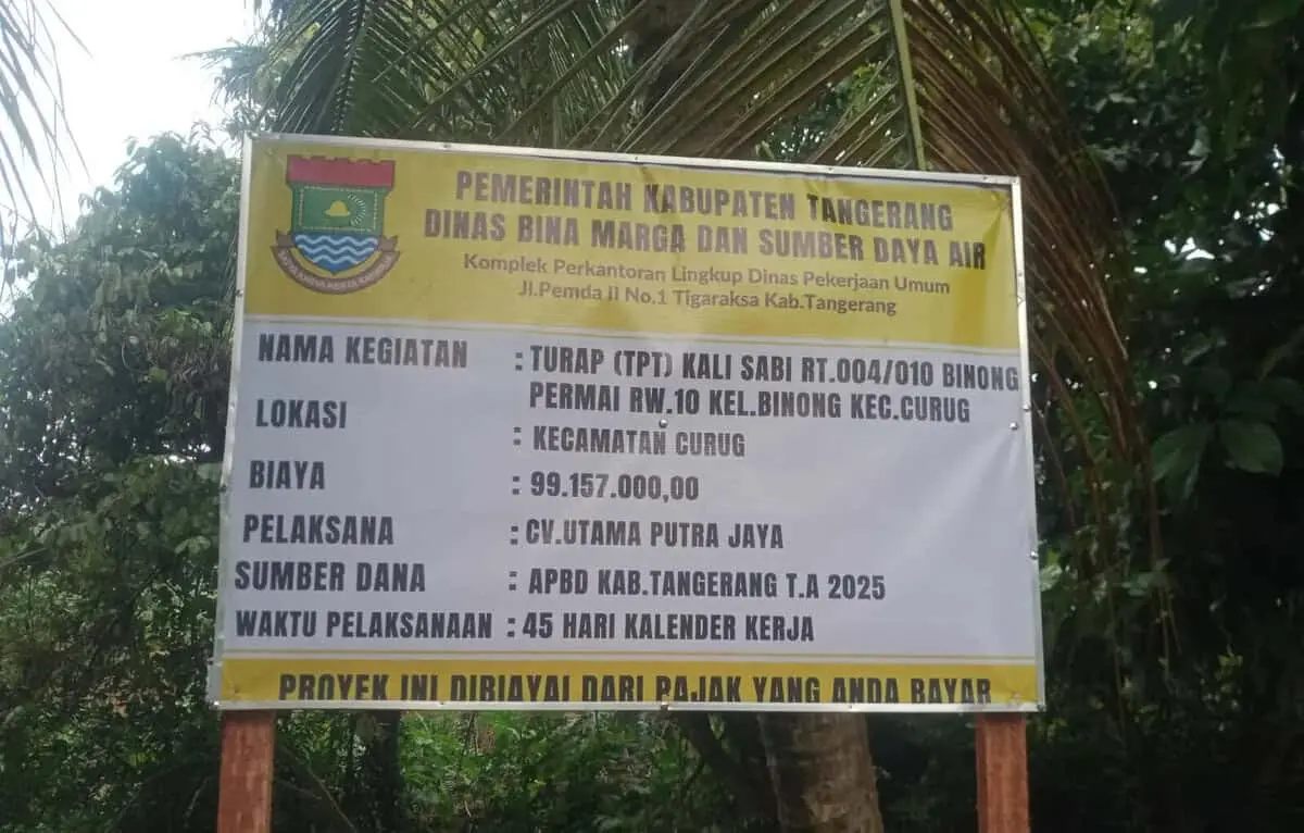Tak Sesuai Spesifikasi, Proyek Turap TPT di Curug Dibongkar Ulang Tak Sesuai Spesifikasi, Proyek Turap TPT di Curug Dibongkar Ulang
