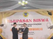 SMP Negeri 2 Purworejo Luluskan 223 Siswa, Olivia Raih Predikat Terbaik Paralel