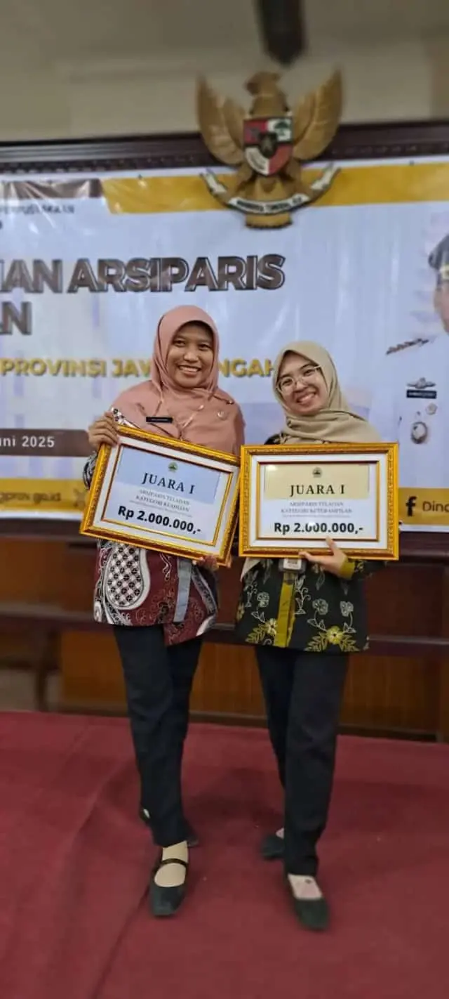 Bangga! Arsiparis Purworejo Raih Predikat Teladan Jawa Tengah 2025