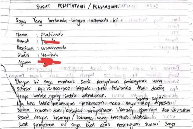 Utang Tidak Kunjung Dibayar, Seorang Oknum Anggota Persit Diadukan Ke Kodim 1612 Manggarai Utang Tidak Kunjung Dibayar, Seorang Oknum Anggota Persit Diadukan Ke Kodim 1612 Manggarai