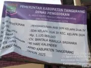 Sekdis Pendidikan Kabupaten Tangerang Buka Suara Terkait Dugaan Penyimpangan Proyek RKB SDN Kelapa Dua IV