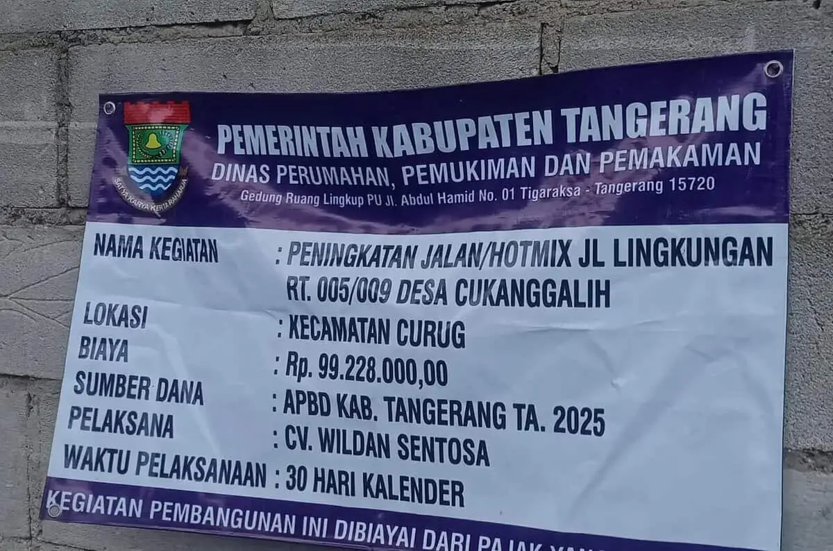 Peningkatan Jalan Hotmix di Desa Cukanggalih Jadi Sorotan Publik, LipanHam Minta Dinas Perkim Black List CV Wildan Sentosa Peningkatan Jalan Hotmix di Desa Cukanggalih Jadi Sorotan Publik, LipanHam Minta Dinas Perkim Black List CV Wildan Sentosa