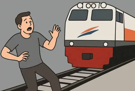 Orang Tertemper Kereta di Lintas Kutoarjo–Butuh, PT KAI Ingatkan Warga Jauhi Jalur Rel Orang Tertemper Kereta di Lintas Kutoarjo–Butuh, PT KAI Ingatkan Warga Jauhi Jalur Rel