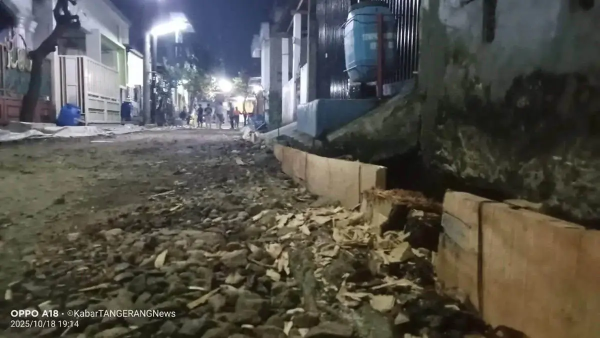 ‎Proyek Betonisasi di Griya Lebakwangi Disorot, Transparansi Diduga Gelap !!