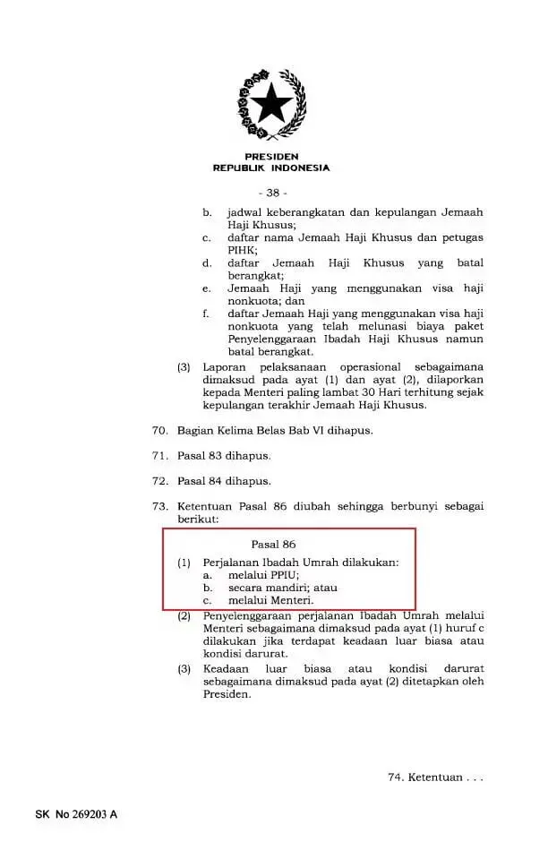 Umrah Mandiri  – Era Baru Ibadah Umrah yang Lebih Mudah (UU No. 14 Tahun 2025)