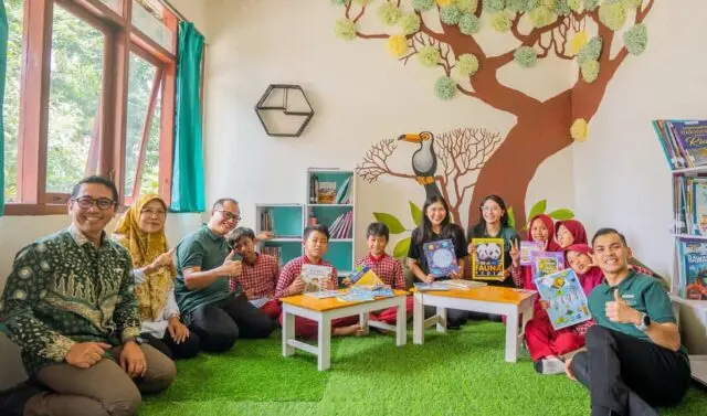 Mora Impact Hadirkan Sudut Baca di SDN Pripih 1, Dorong Minat Literasi Siswa di Purworejo