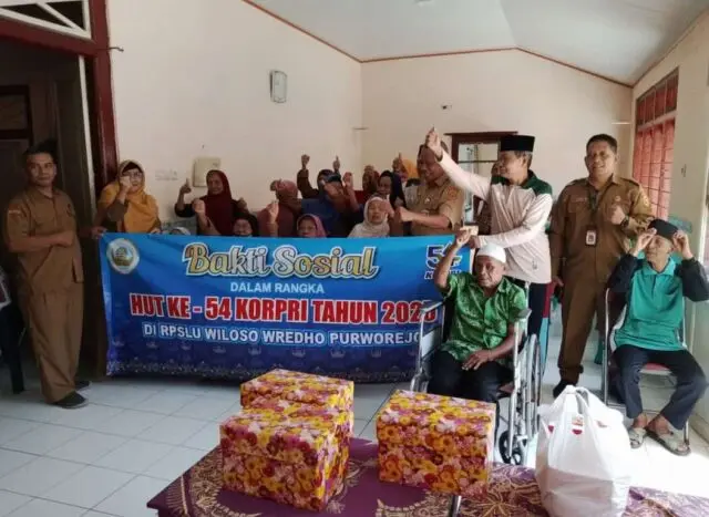 Korpri Purworejo Tebar Kepedulian, Gelar Bakti Sosial di Dua Panti Asuhan pada HUT ke-54
