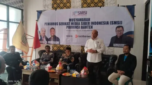 Lesman Bangun Kembali Pimpin SMSI Banten, Siapkan Program Strategis untuk Kemajuan Organisasi Lesman Bangun Kembali Pimpin SMSI Banten, Siapkan Program Strategis untuk Kemajuan Organisasi
