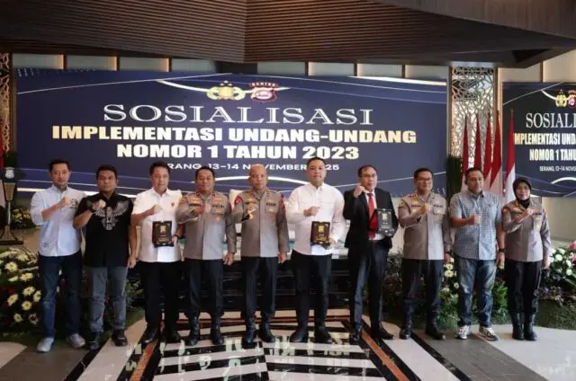 Polda Banten Gelar Sosialisasi Implementasi Undang-Undang Nomor 1 Tahun 2023 tentang KUHP Nasional