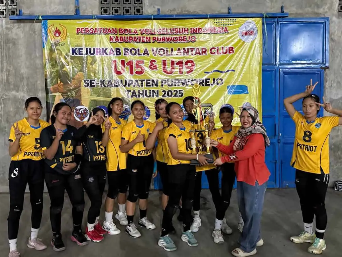 Patriot Purworejo Borong Gelar Juara di Kejurkab U-15 dan U-19 Putra-Putri 2025