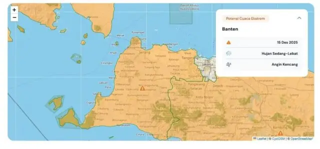 BMKG Keluarkan Peringatan Dini, Polda Banten Imbau Masyarakat Tetap Waspada BMKG Keluarkan Peringatan Dini, Polda Banten Imbau Masyarakat Tetap Waspada