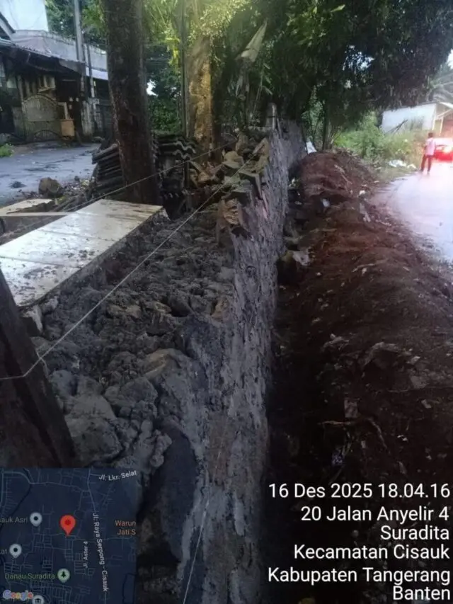 Diduga Tak Sesuai Spesifikasi, Proyek Turap di Suradita Disorot Publik Diduga Tak Sesuai Spesifikasi, Proyek Turap di Suradita Disorot Publik