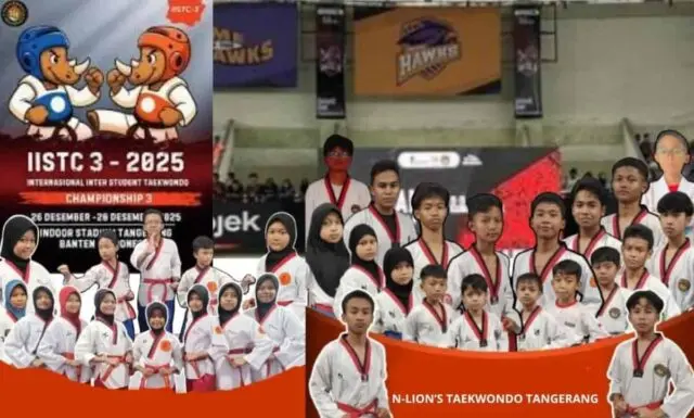 N-Lion's Taekwondo Tangerang Raih Total 34 Medali, 12 Emas di Kejuaraan Internasional IISTC-3 N-Lion's Taekwondo Tangerang Raih Total 34 Medali, 12 Emas di Kejuaraan Internasional IISTC-3