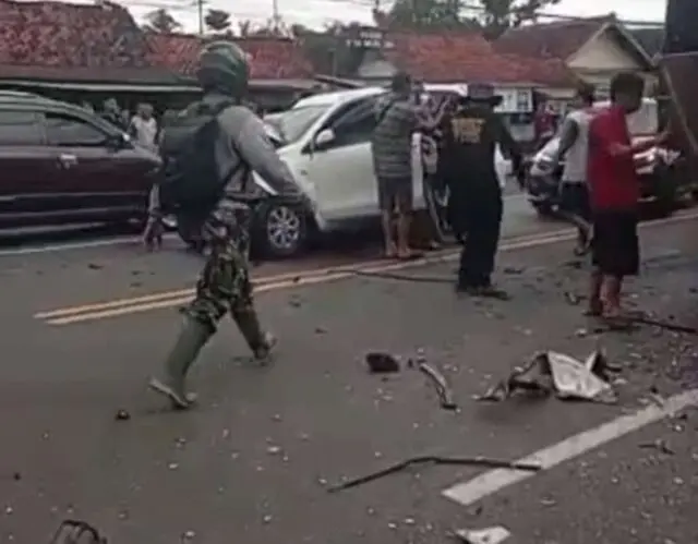 Tabrakan Avanza dan Truk di Depan Pasar Grantung, Satu Orang Tewas