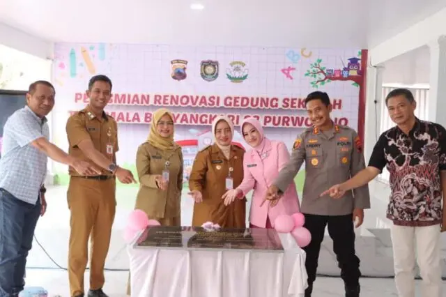 Bupati Purworejo Resmikan Renovasi TK Kemala Bhayangkari 83, Wujud Komitmen Perkuat Pendidikan Usia Dini