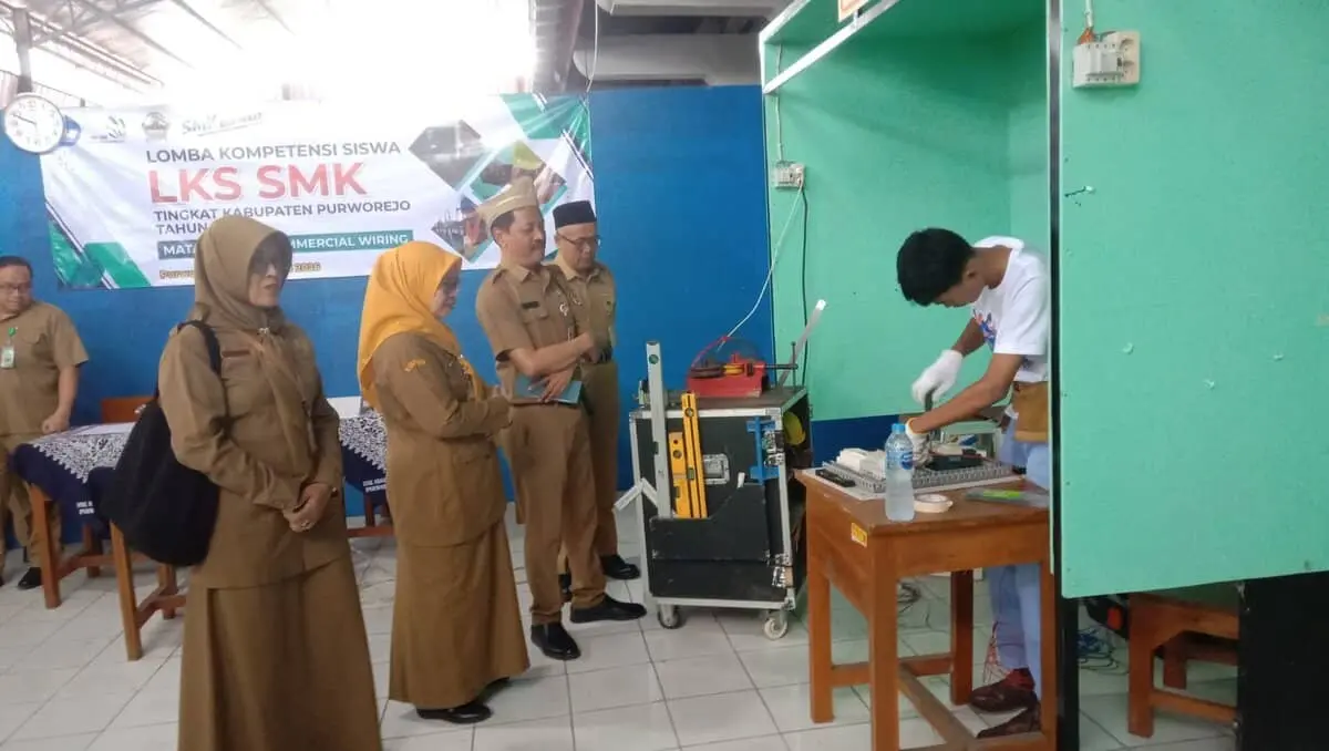 LKS SMK Purworejo 2026 Resmi Dibuka, MKKS Targetkan Tiga Mata Lomba Tembus Nasional