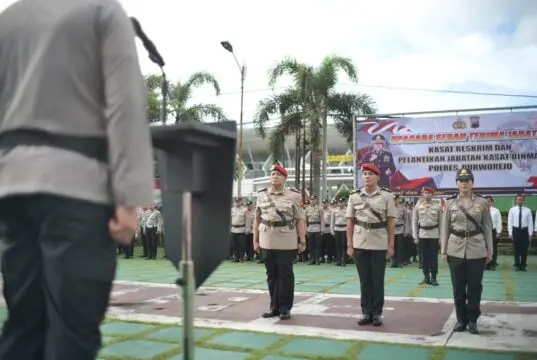 Kasat Reskrim dan Kasat Binmas Polres Purworejo Resmi Berganti