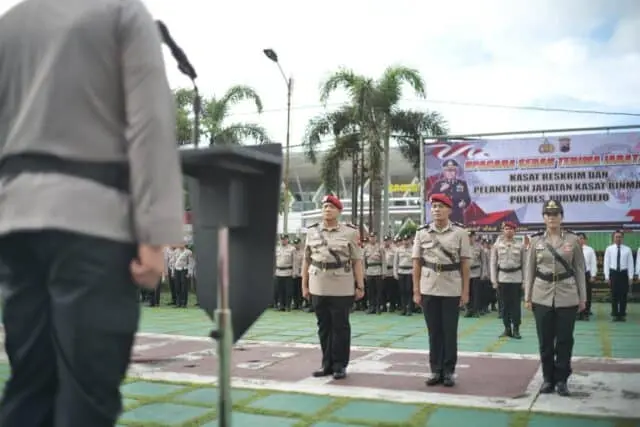Kasat Reskrim dan Kasat Binmas Polres Purworejo Resmi Berganti