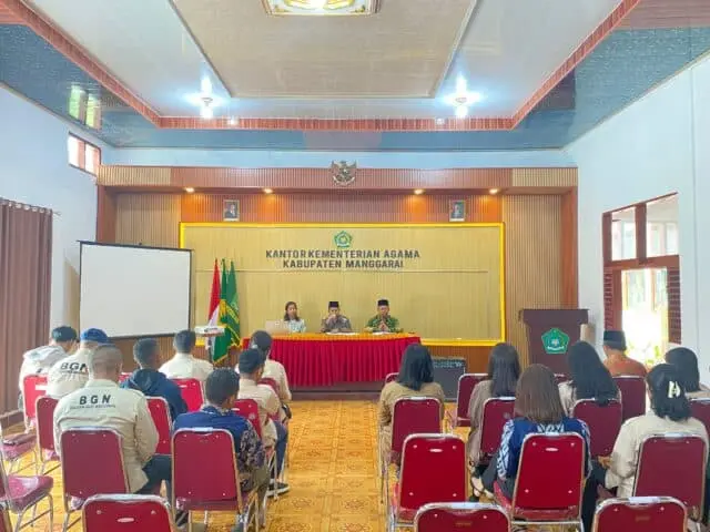 Kemenag Manggarai Kawal Program Makan Bergizi Gratis melalui Akselerasi Sertifikasi Halal SPPG